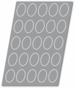 Image de SILFORM 90 x 60 mm ovales