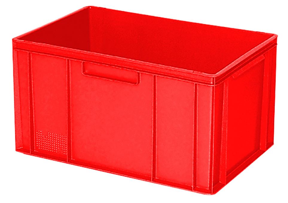 Image de Récipient plastique rouge