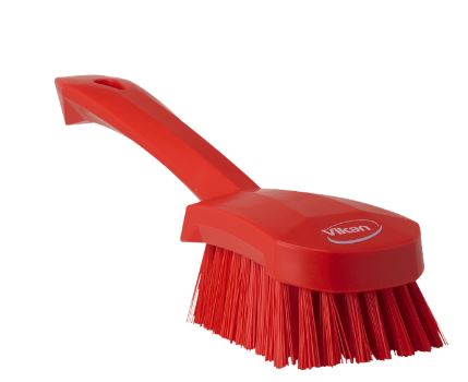 Image de Brosse à main rouge